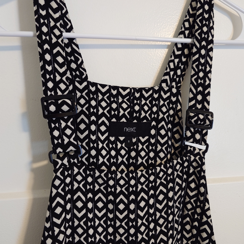 Next Black and White Geometric Dress